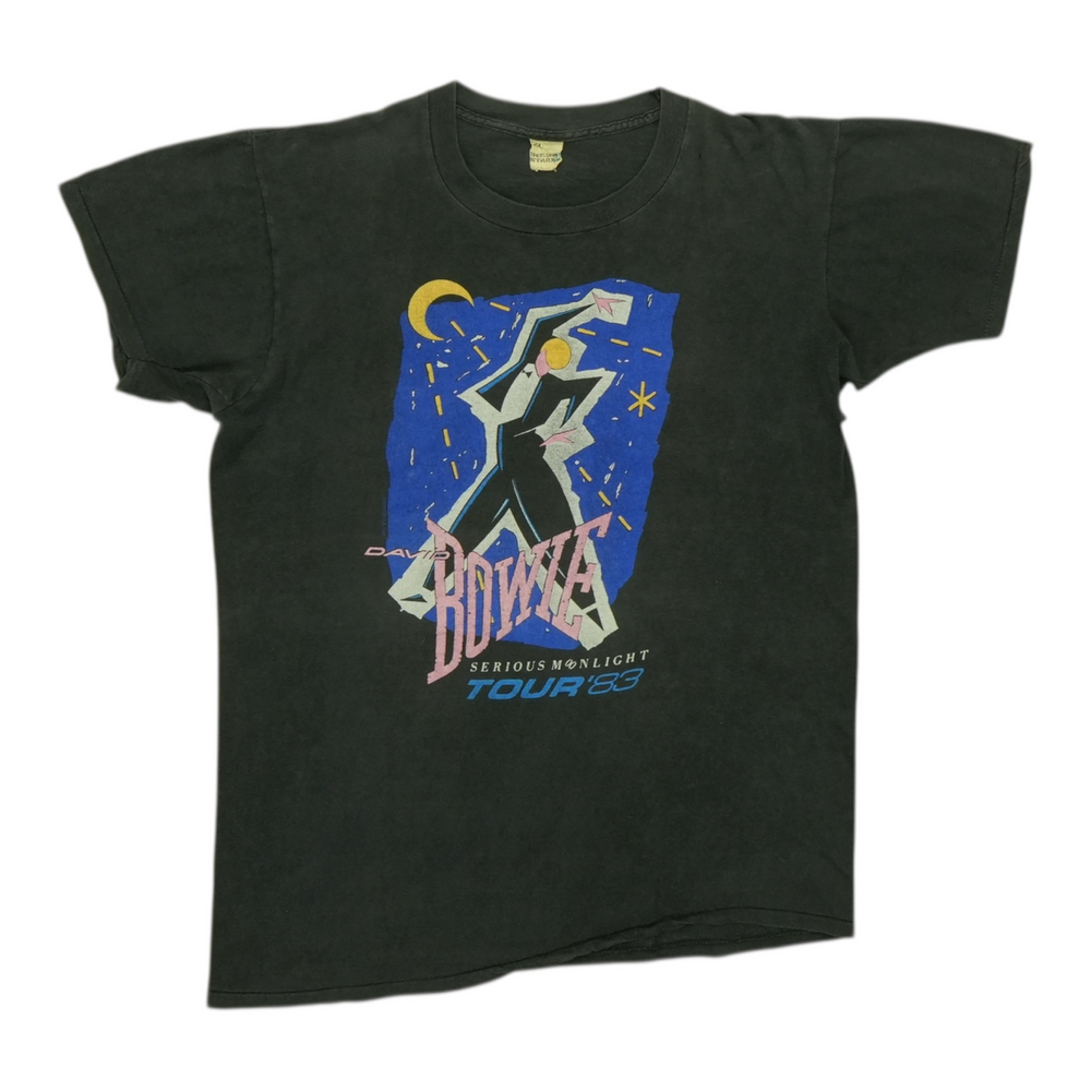 1983 David Bowie Serious Moonlight Tour Shirt