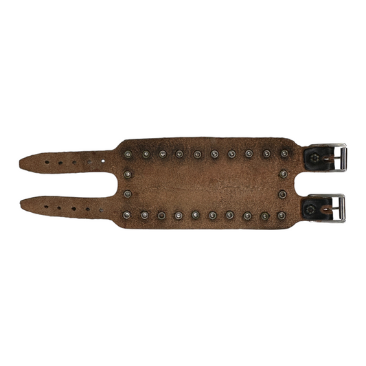 1983 Iron Maiden World Piece Tour Leather Bracelet Back