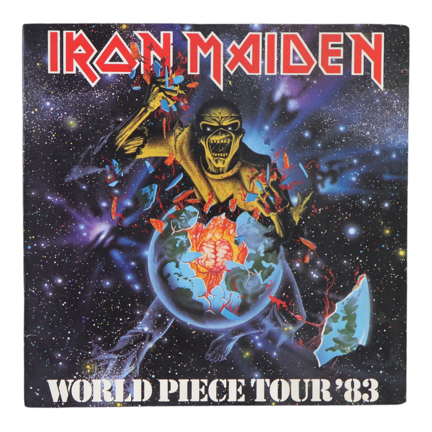 1983 Iron Maiden World Piece Tour Program