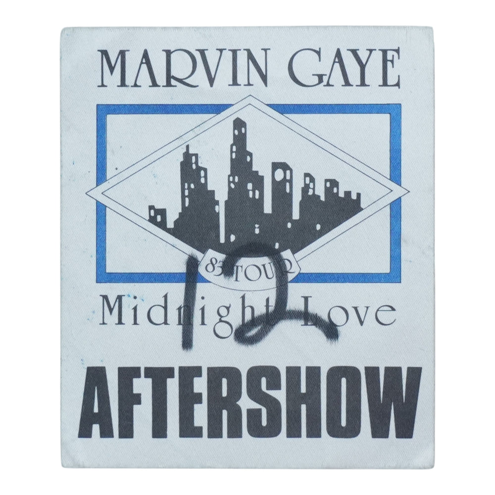 1983 Marvin Gaye Backstage Pass