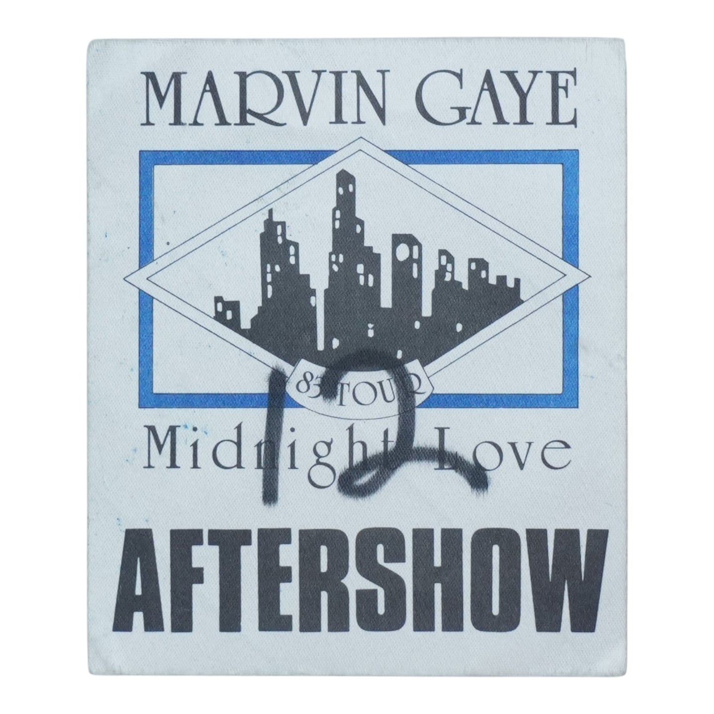 1983 Marvin Gaye Backstage Pass