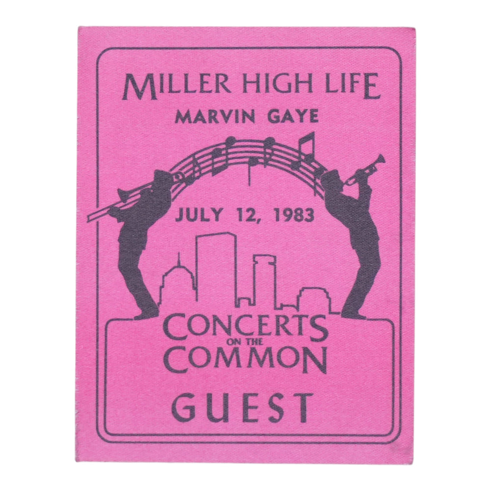 1983 Marvin Gaye Backstage Pass