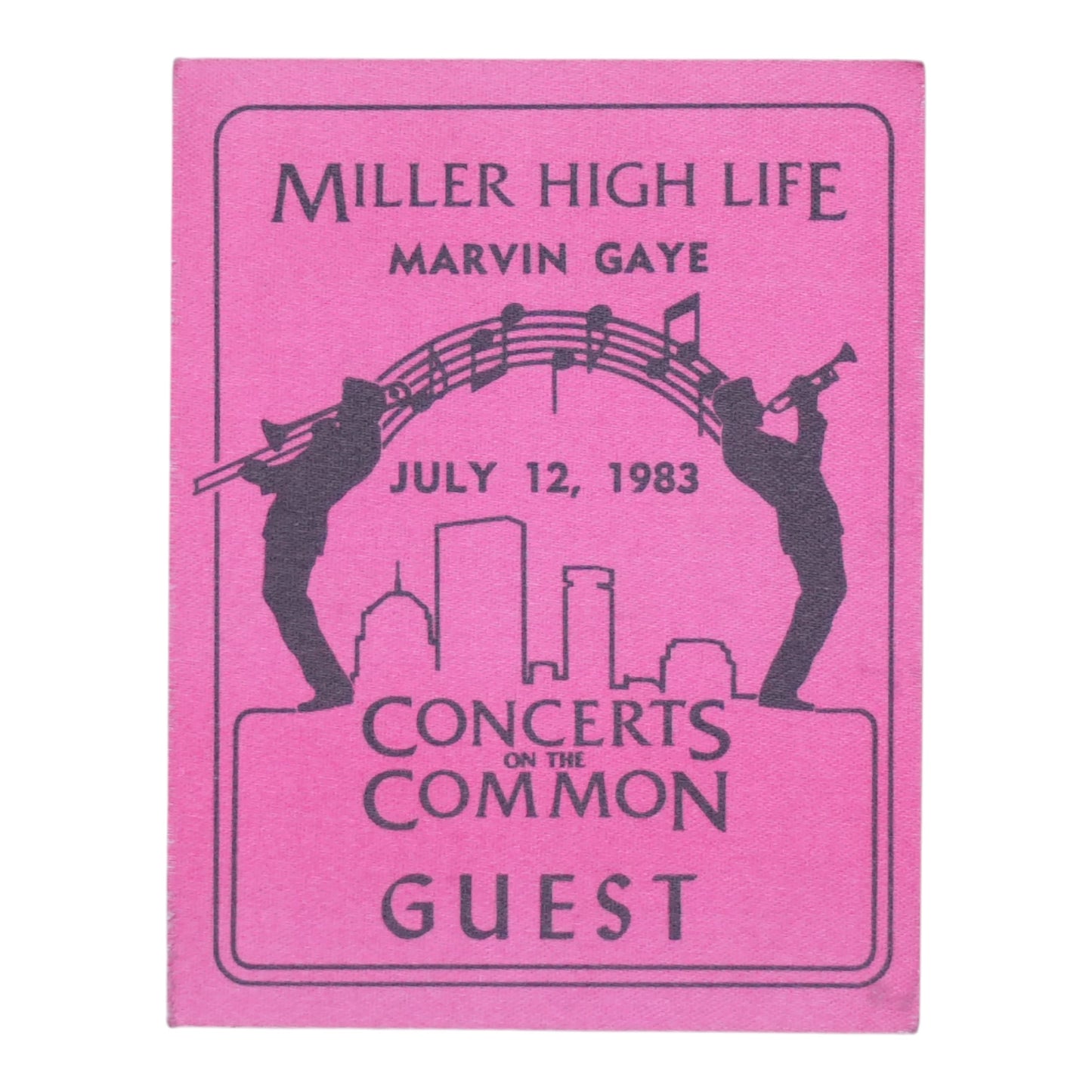 1983 Marvin Gaye Backstage Pass