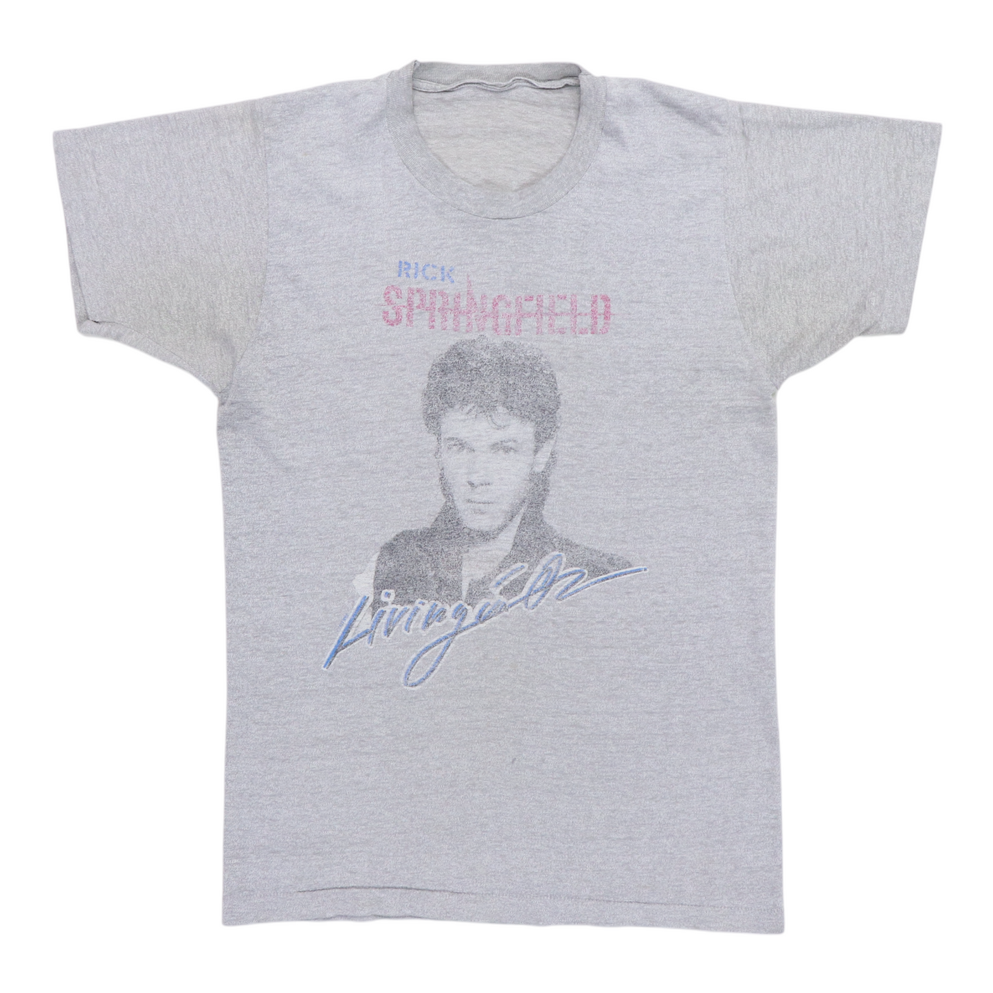 1983 Rick Springfield Living In Oz World Tour Shirt
