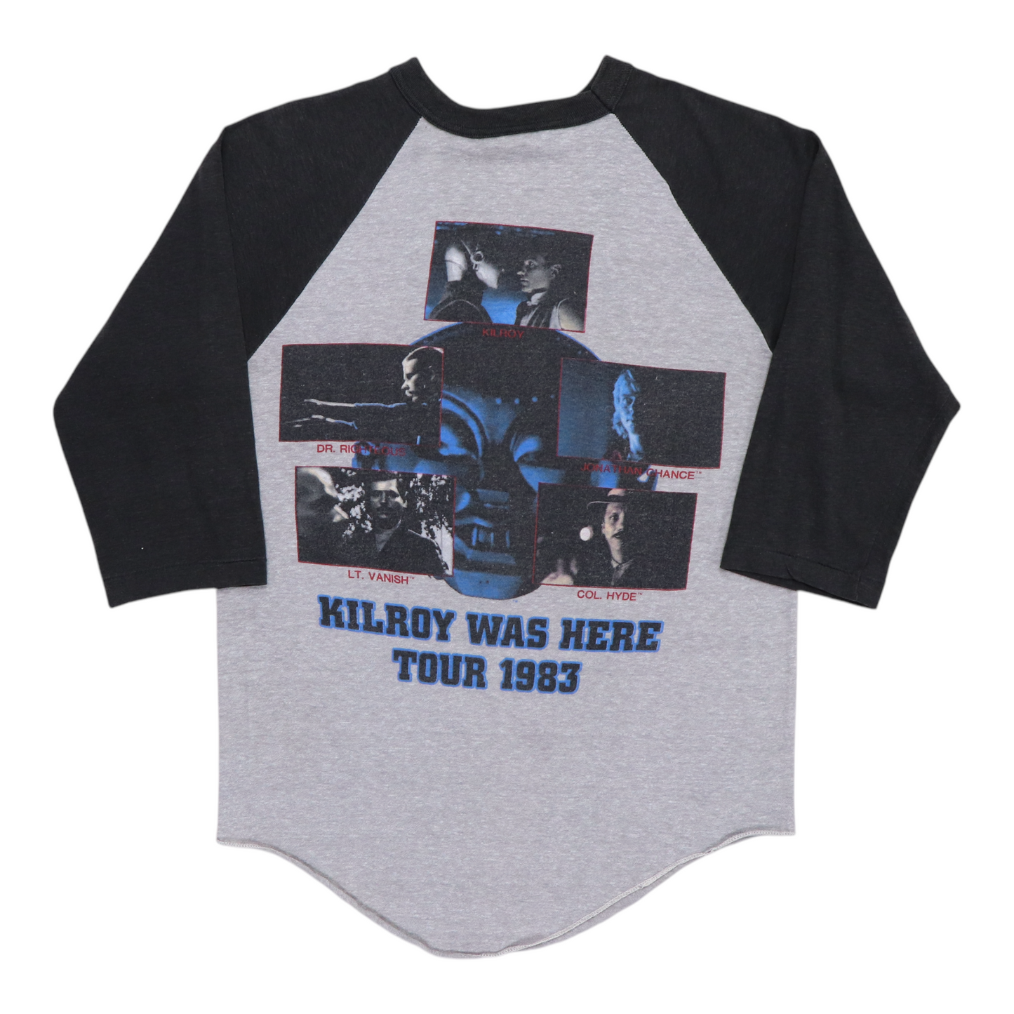1983 Styx Kilroy Was Here Tour Jersey Shirt Back