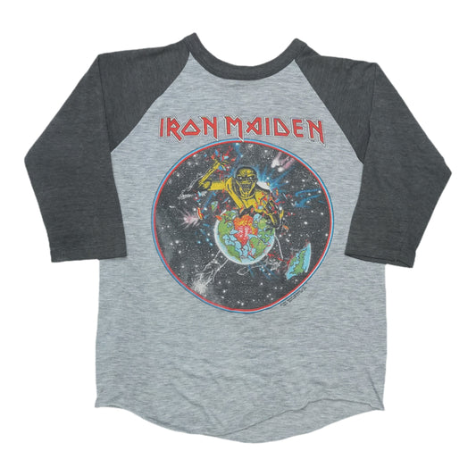 1983 Iron Maiden World Piece Tour Jersey Shirt Front