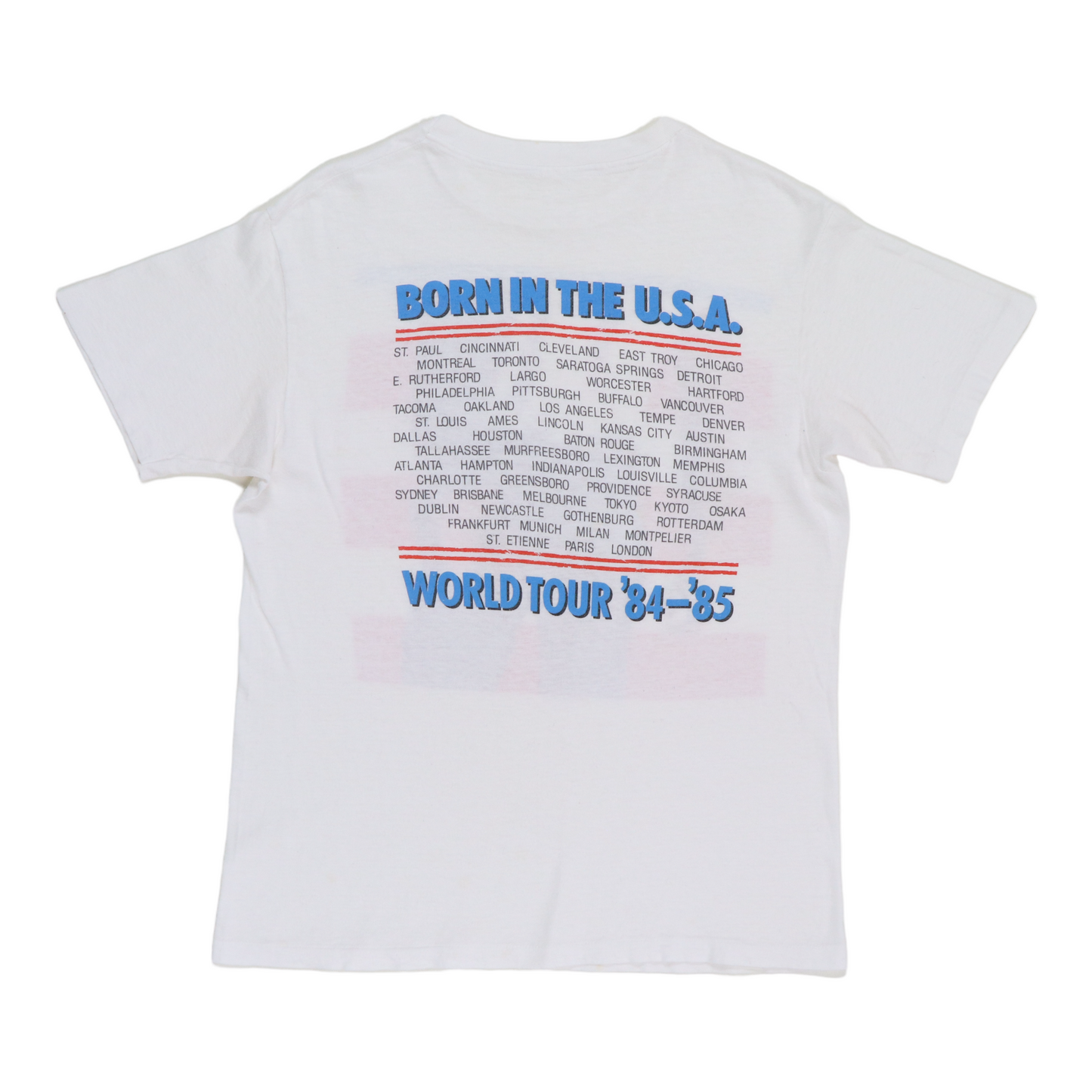 1984 Bruce Springsteen Born In The USA Tour Shirt