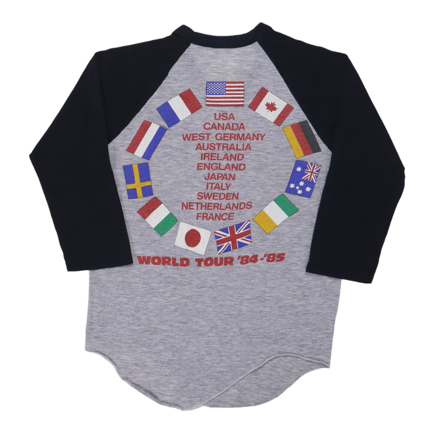 1984 Bruce Springsteen World Tour Jersey Shirt