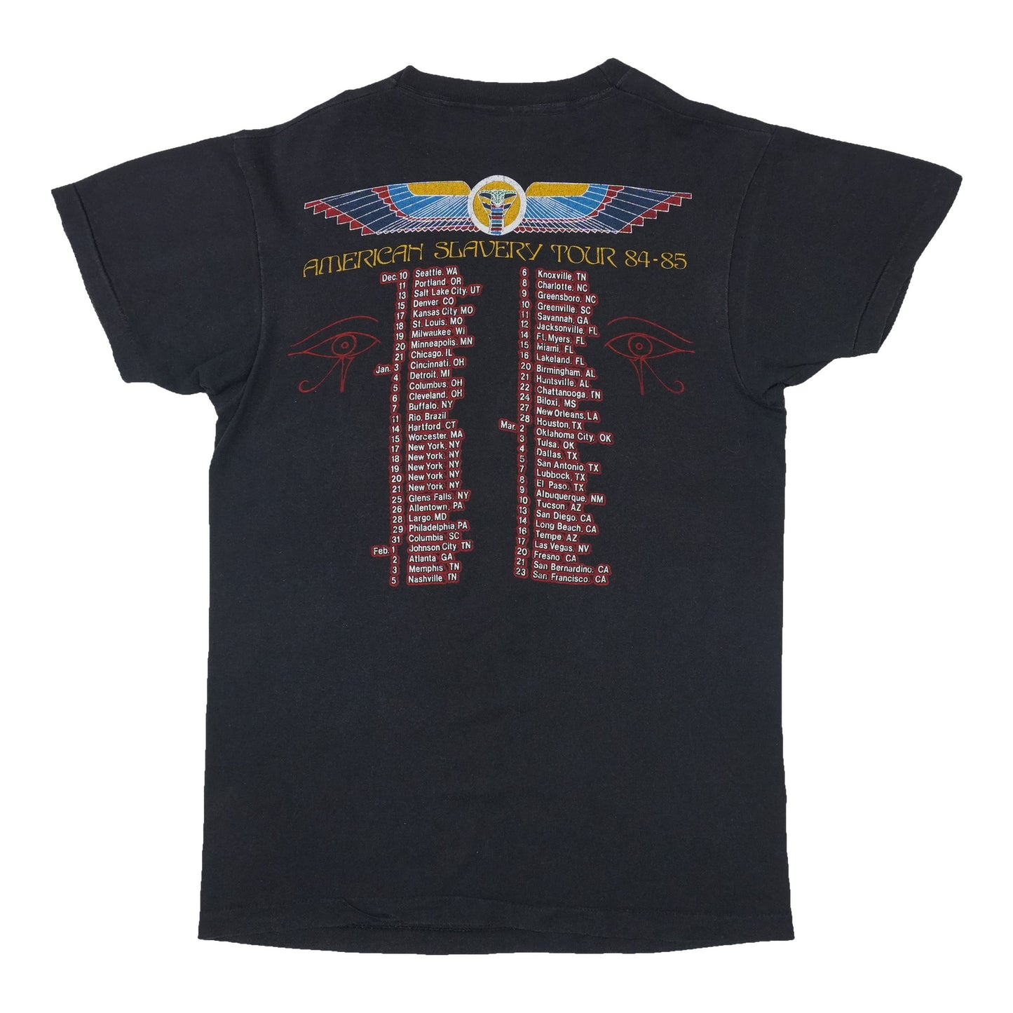 1984 Iron Maiden World Slavery Tour Shirt