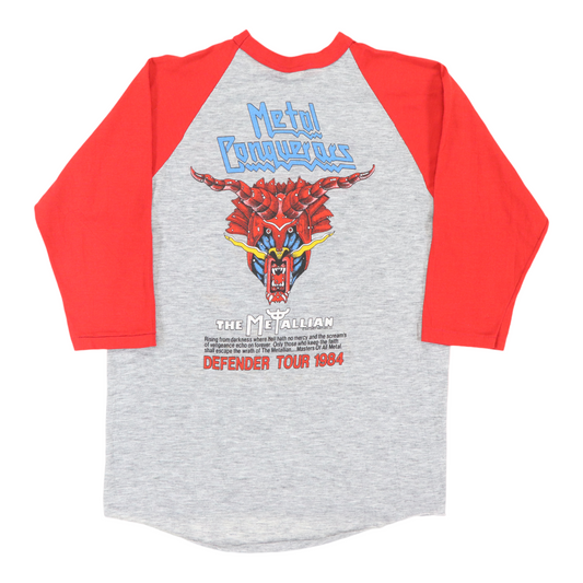 1984 Judas Priest Metal Conquerors Tour Jersey Shirt Back