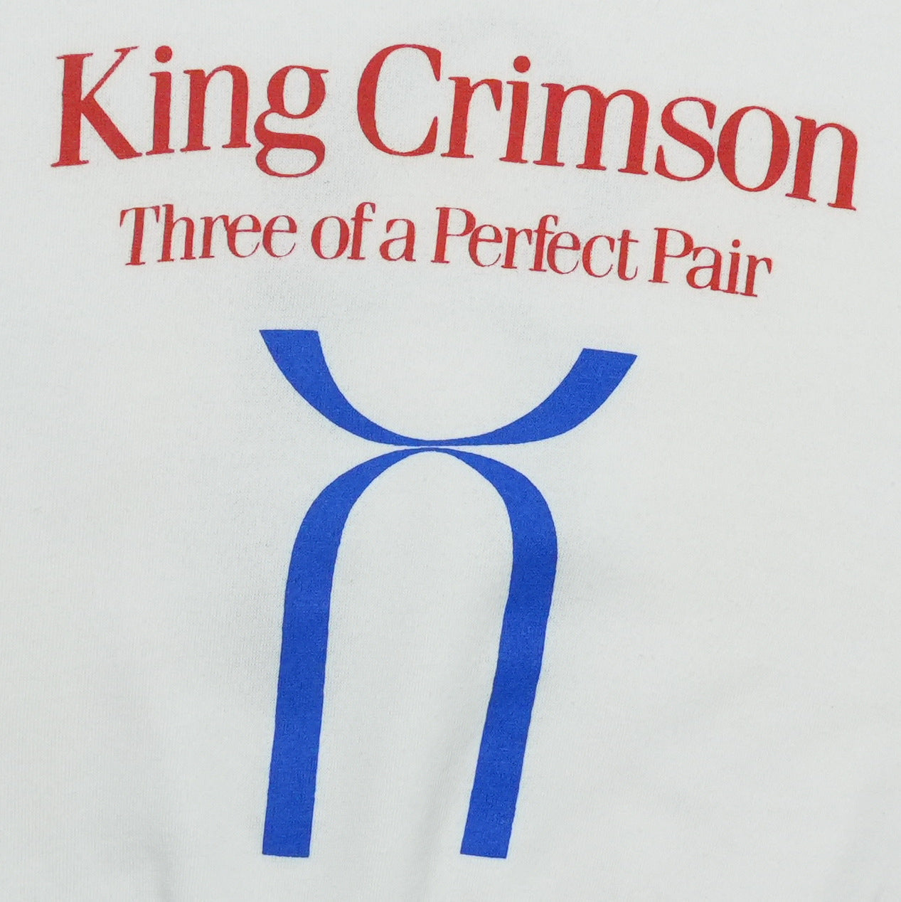 1984 King Crimson Three Of A Perfect Pair Sleeveless Shirt Detail 1