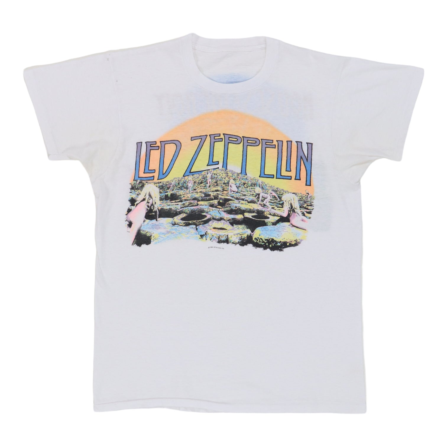 1984 Led Zeppelin Houses Of The Holy Shirt | Authentic Vintage Tee