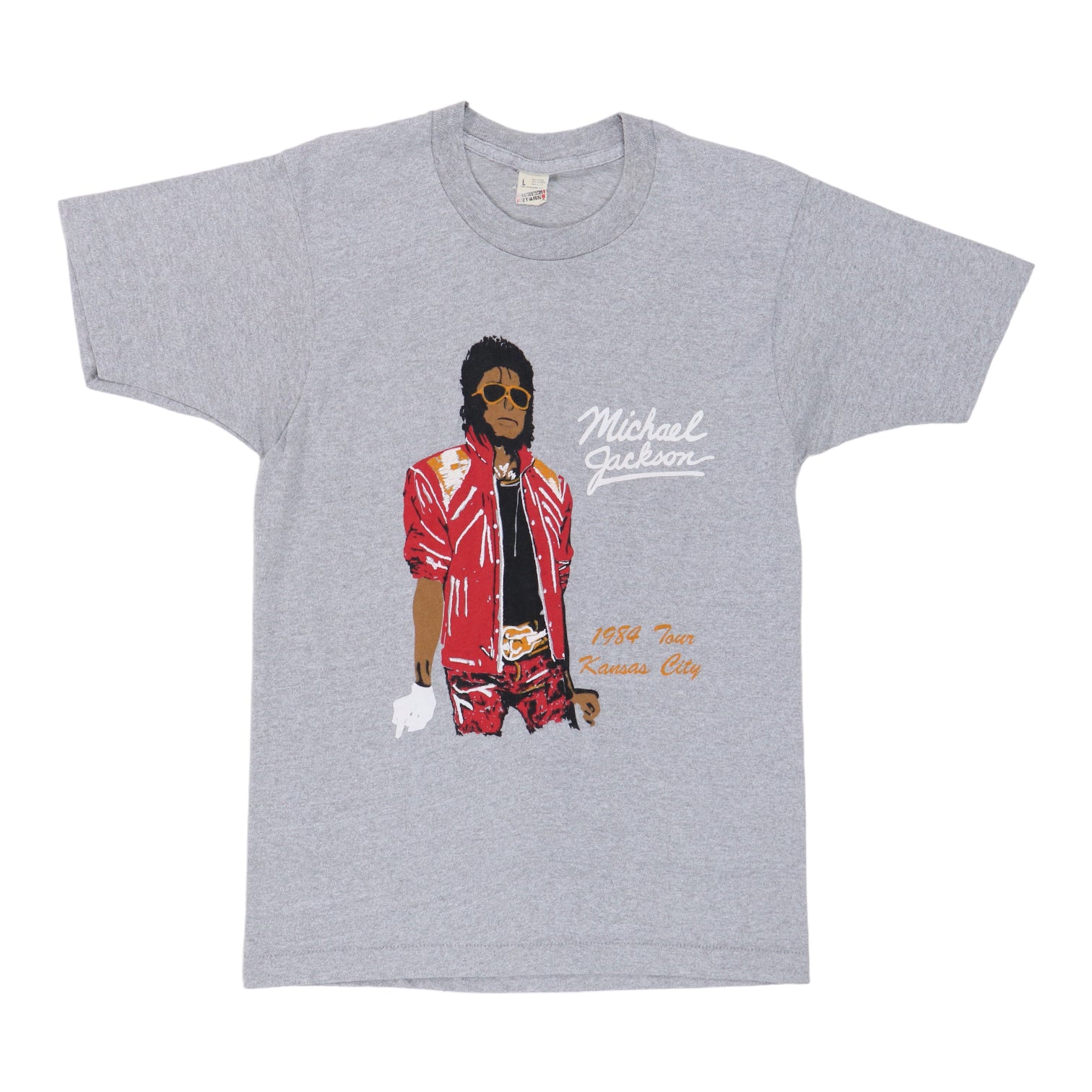 1984 Michael Jackson Kansas City Tour Shirt | Authentic Vintage