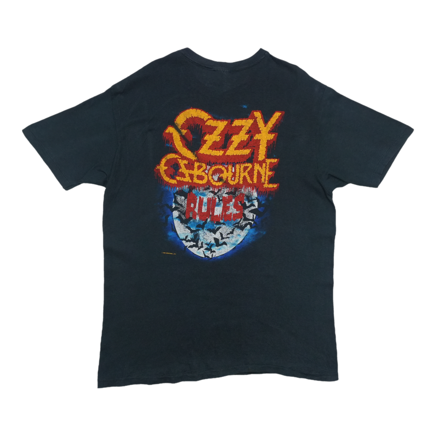 1984 Ozzy Osbourne Rules Shirt Back