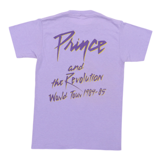 1984 Prince Purple Rain Tour Shirt Back