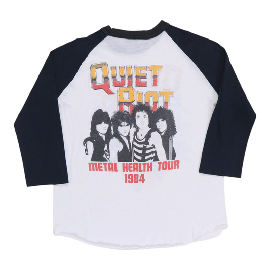1984 Quiet Riot Metal Health Tour Jersey Shirt Back