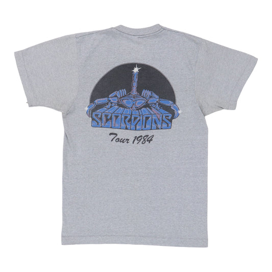 1984 Scorpions World Tour Shirt Back