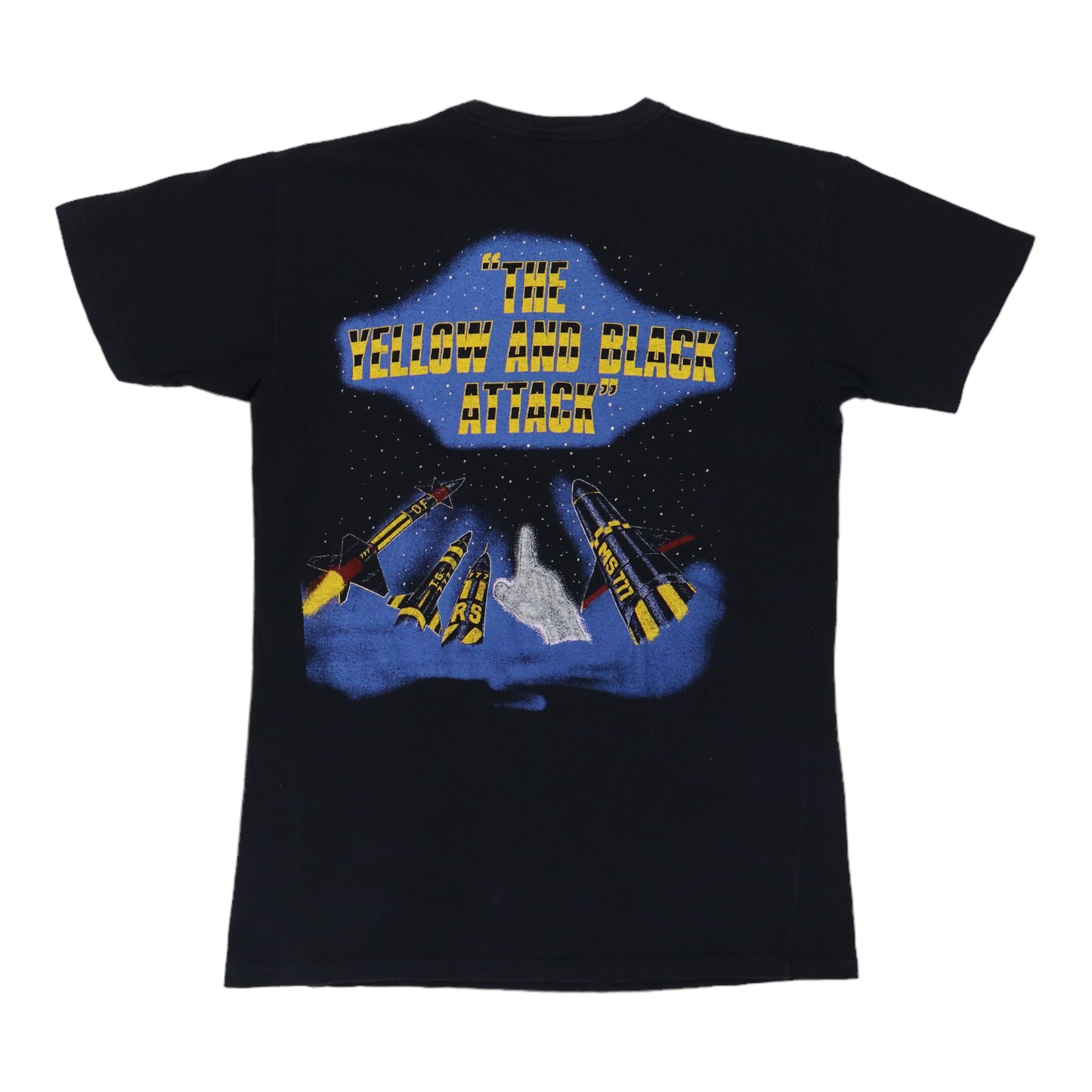 1984 Stryper Yellow And Black Attack Shirt