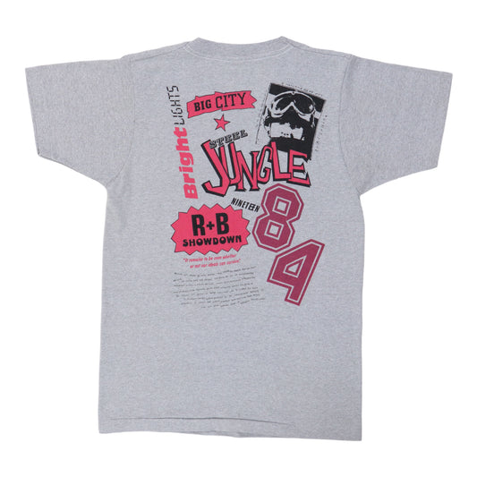 1984 The Clash Joe Strummer Out Of Control Tour Shirt Back