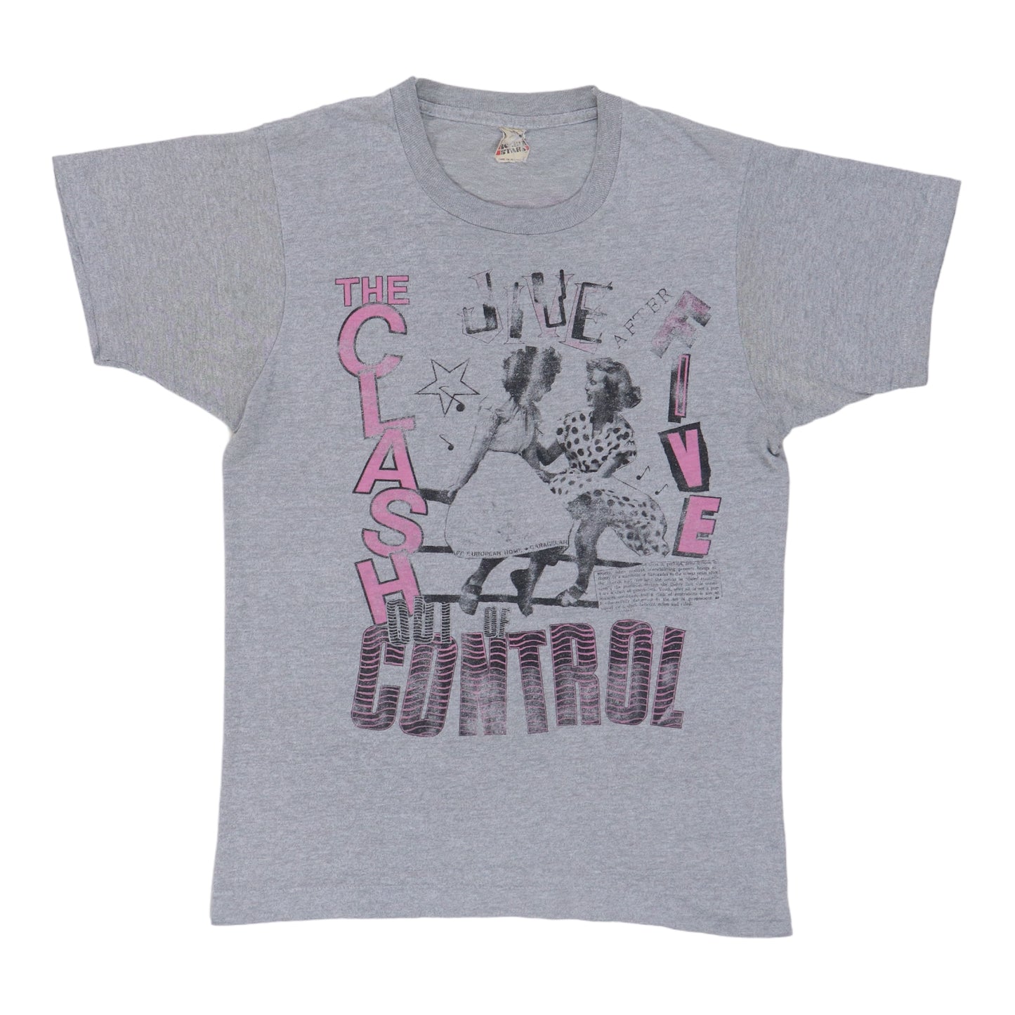 1984 The Clash Out Of Control Shirt