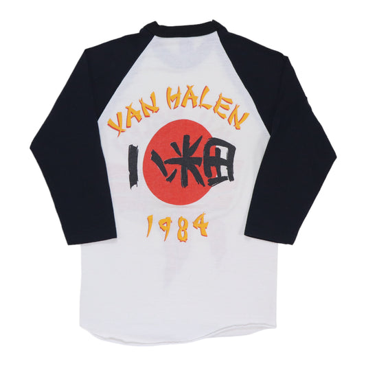 1984 Van Halen Samurai Jersey Shirt Back