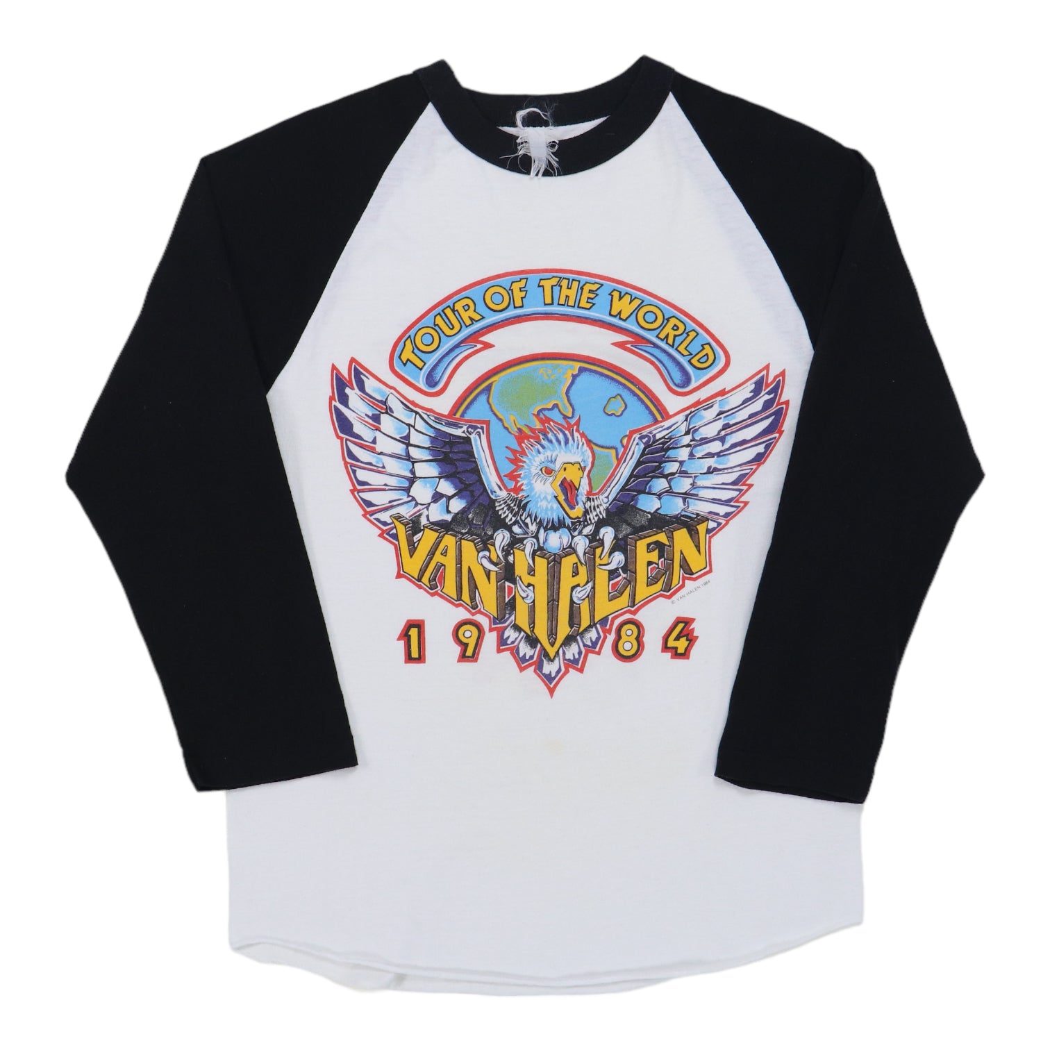 1984 Van Halen Tour Jersey Shirt | Authentic Vintage Jersey – WyCo