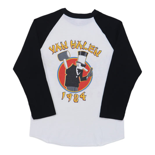 1984 Van Halen Tour Jersey Shirt Back