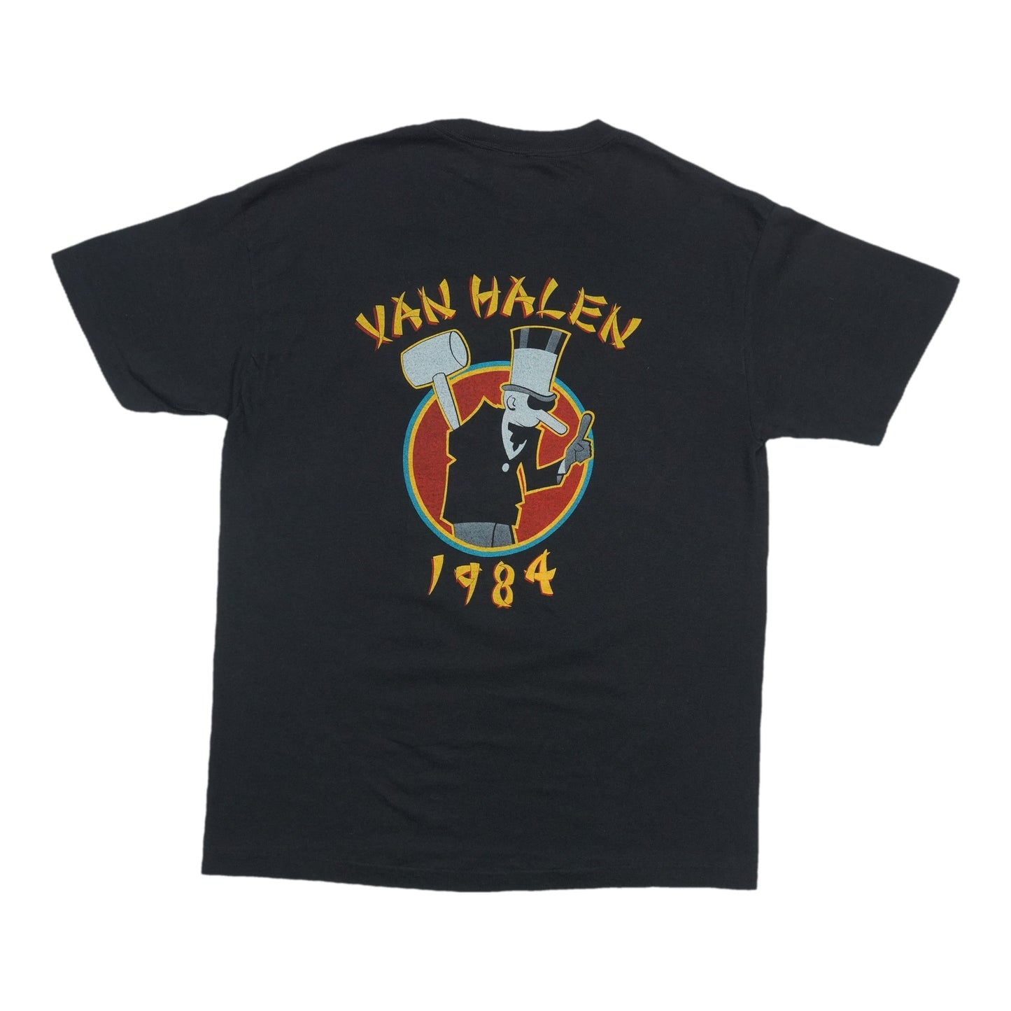1984 Van Halen Tour Of The World Shirt Back