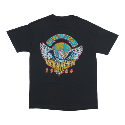 1984 Van Halen Tour Of The World Shirt Front
