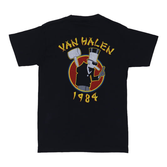 1984 Van Halen Tour Of The World Shirt Back