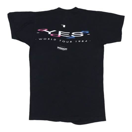 1984 Yes World Tour Shirt Back