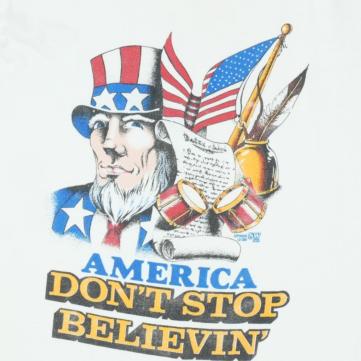 1984 America Dont Stop Believin Shirt
