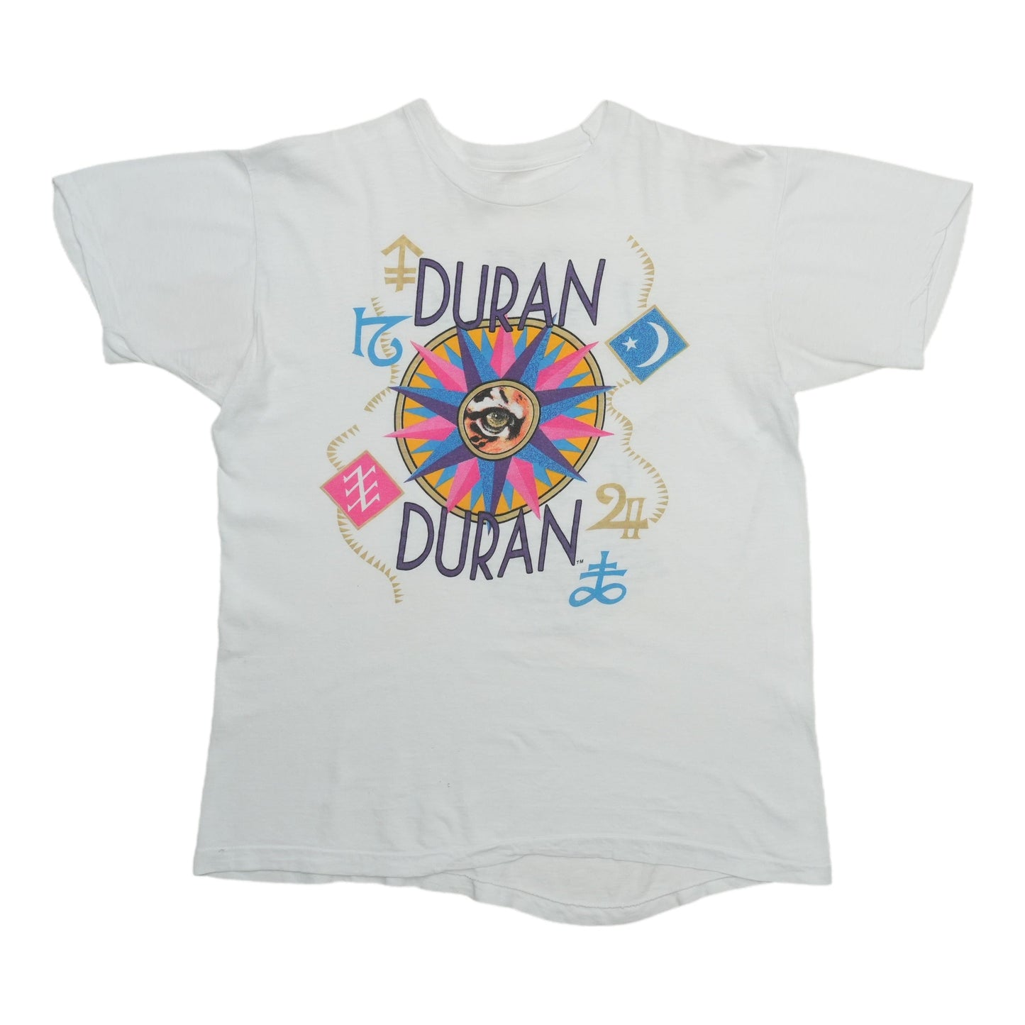 1984 Duran Duran Seven and the Ragged Tiger USA Tour Shirt Front