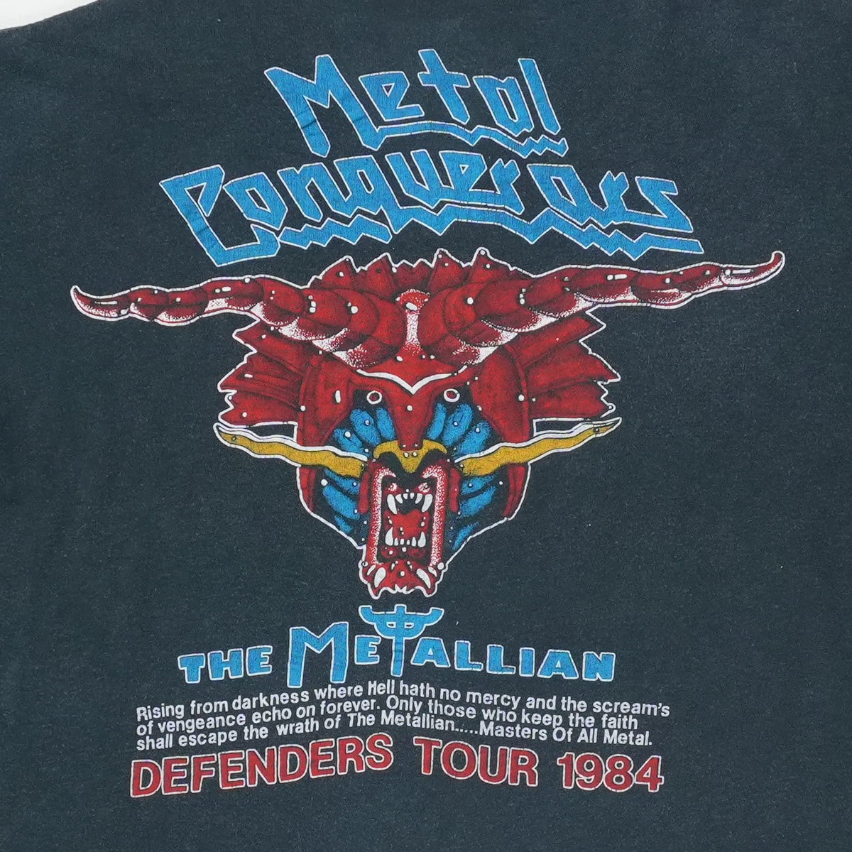 1984 Judas Priest Defenders Of The Faith Tour Shirt