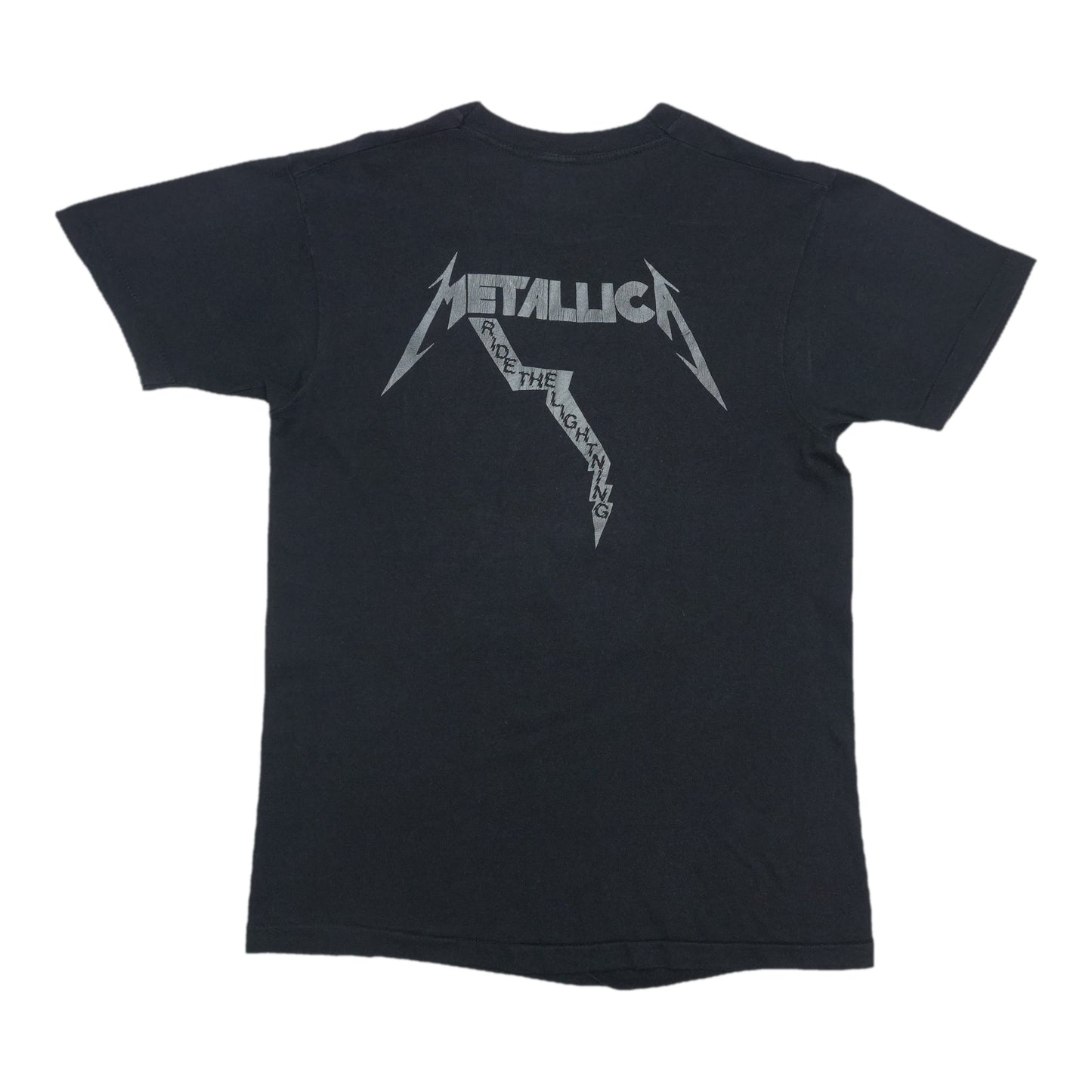 1984 Metallica Ride the Lightning Shirt Back