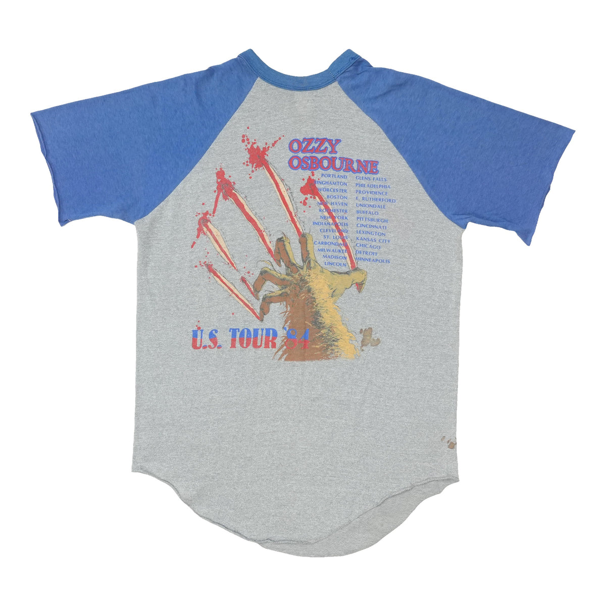 1984 Ozzy Osbourne Bark At The Moon US Tour Shirt