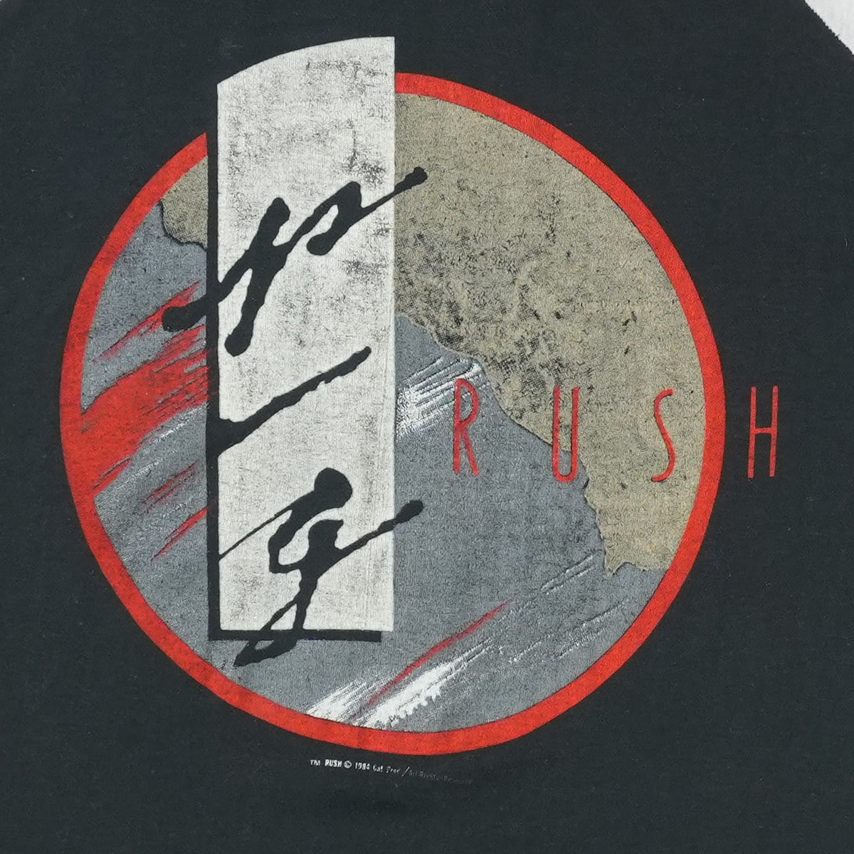 1984 Rush Grace Under Pressure Tour Jersey Shirt