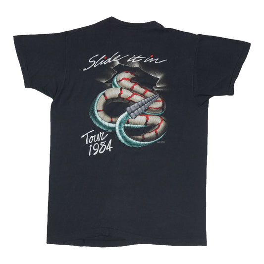 1984 Whitesnake Slide It In Tour Shirt