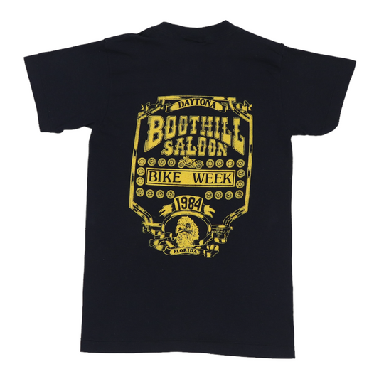 1984 Boothill Saloon Daytona Bike Week Shirt Back