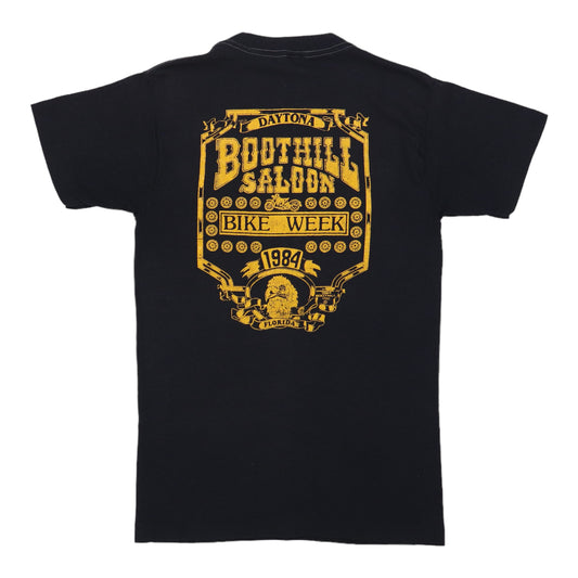 1984 Boothill Saloon Daytona Bike Week Shirt Back