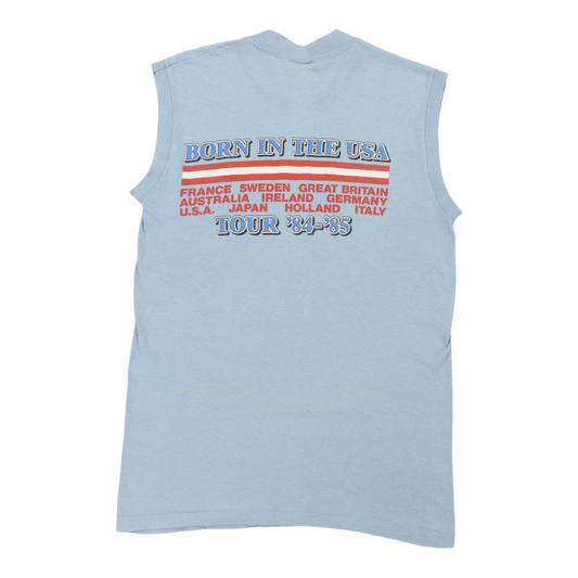 1984 Bruce Springsteen Sleeveless Tour Shirt Back