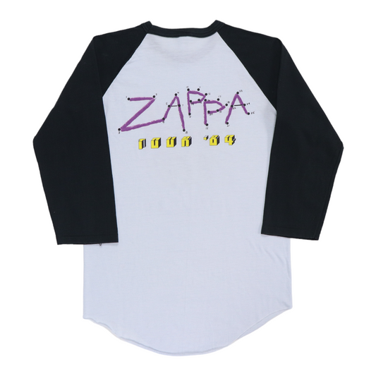 1984 Frank Zappa Pussy 'N' Coffee Tour Shirt Back