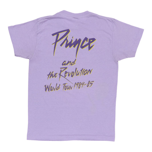 1984 Prince And The Revolution World Tour Shirt Back