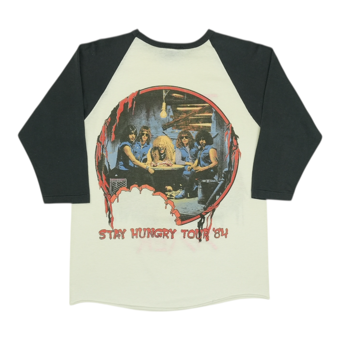 1984 Twisted Sister Stay Hungry Tour Jersey Shirt
