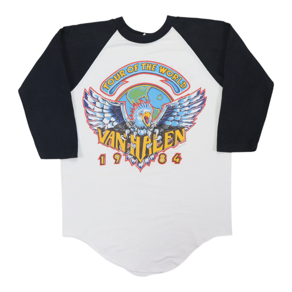 1984 Van Halen World Tour Jersey Shirt