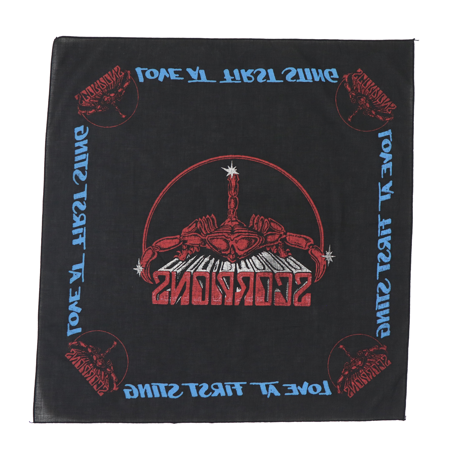 1984 Scorpions Love At First Sting Tour Bandana