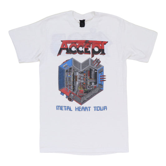 1985 Accept Metal Heart Tour Shirt