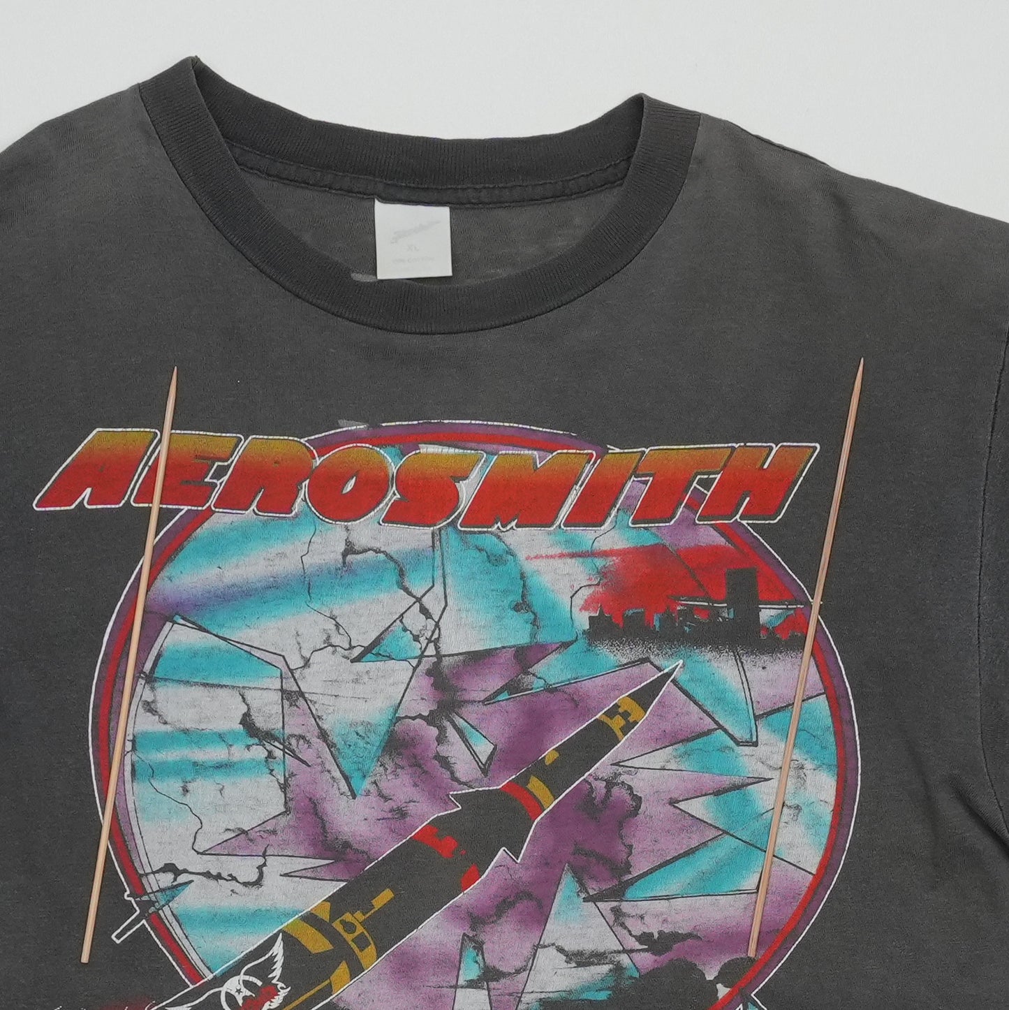 1985 Aerosmith Summer Tour Shirt Detail 3
