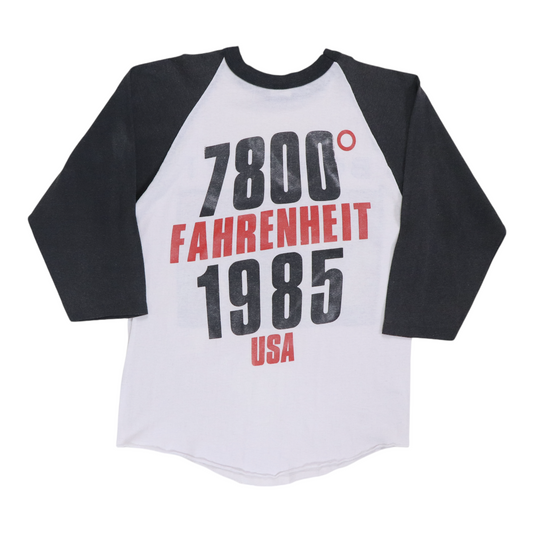 1985 Bon Jovi 7800 Fahrenheit Tour Jersey Shirt Back