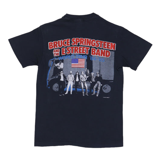 1985 Bruce Springsteen World Tour Shirt Back